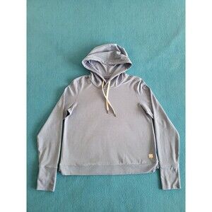 Vuori Halo Essential Hoodie DreamKnit Fabric Women’s Size XS Light Blue VW226